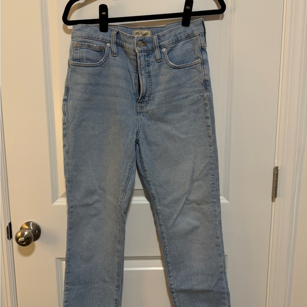 Madewell Light Blue The Perfect Vintage Straight Leg Jeans
